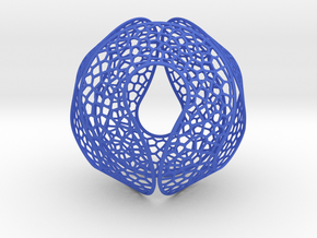 Spherocircles in Blue Processed Versatile Plastic