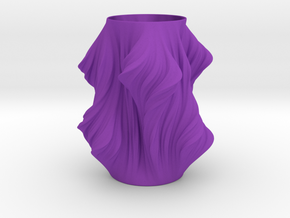 Julia Vase #011 - Heatwave in Purple Processed Versatile Plastic