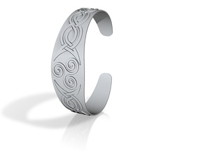 Bracelet Triskell n°2 in Polished Silver