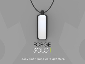 Sony smart band core adapter -  SOLO I (pendant) in Black Natural Versatile Plastic