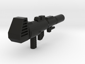 TF4: AOE Evasion Prime Ion Gun (G1 style) in Black Natural Versatile Plastic