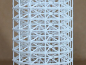 octet truss cyl in White Natural Versatile Plastic