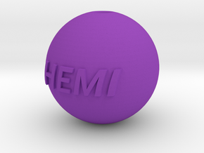 KEY CHAIN - HEMI in Purple Processed Versatile Plastic