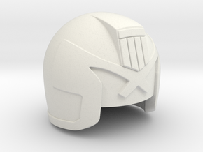 Judge Helmet in White Natural Versatile Plastic