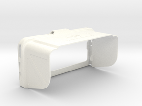 iPhone 5 / 5s Visor / FPV Deep Hood - Easy Glide in White Processed Versatile Plastic
