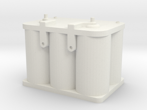 Optima Style 1:10 Scale Battery  in White Natural Versatile Plastic