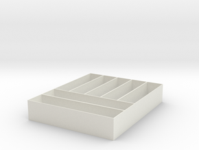 drawer insert in White Natural Versatile Plastic