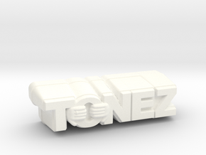 ToneZ Knob in White Processed Versatile Plastic