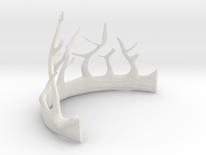 Renly Baratheon's crown Part 1 of 2 in White Natural Versatile Plastic