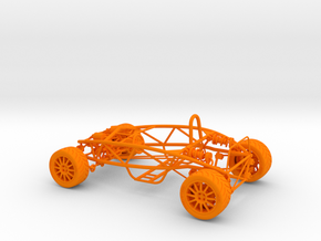 Ariel Atom 1/24th scale model w/tires in Orange Processed Versatile Plastic