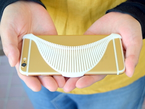 MANTA - 3d printed iphone 6 case - in White Processed Versatile Plastic