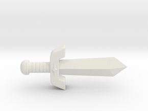 Forest Sword I in White Natural Versatile Plastic