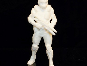 Future Soldier - 80mm Tall in White Natural Versatile Plastic