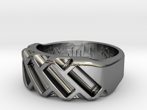 US7 Ring XVII: Tritium in Polished Silver