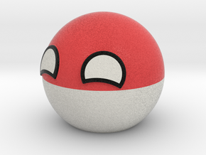 Polandball in Full Color Sandstone
