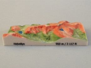 Helvellyn - Relief in Full Color Sandstone