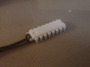 16-Pin DIP Pendant in White Natural Versatile Plastic
