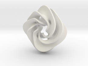 Scherk Pendant II in White Natural Versatile Plastic