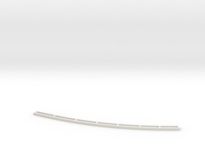 N scale track template in White Natural Versatile Plastic