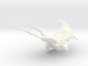 Dragon Birdy in White Processed Versatile Plastic