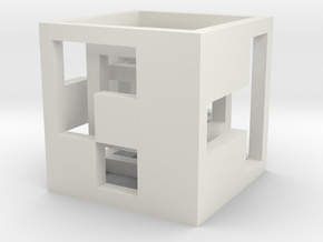 cube_02 in White Natural Versatile Plastic