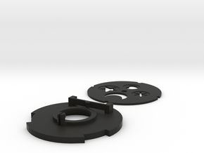 Diy M43 Lens V20 For Shapeways -- Shape Aperture in Black Natural Versatile Plastic