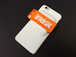 Holding Frisk iPhone6 4.7inch case.stl in White Natural Versatile Plastic