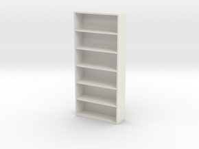 Home Book Shelf in White Natural Versatile Plastic