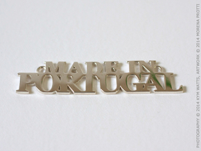 Made in PORTUGAL Pendant in Polished Silver