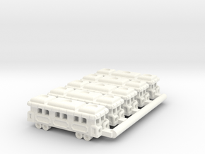 Game Train x 5 in White Processed Versatile Plastic