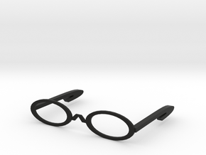 Glasses in Black Natural Versatile Plastic