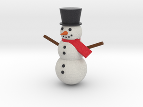 Snowman in Full Color Sandstone