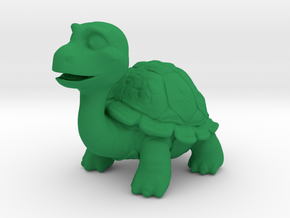 Turty the Turtle in Green Processed Versatile Plastic