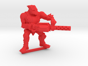 Kelk Hunter with Shredder Cannon (#2) in Red Processed Versatile Plastic