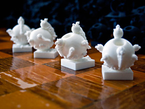 Surreal Chess Set - My Masterpieces - The Pawn in White Natural Versatile Plastic