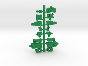 STING - Mini Action Figure in Green Processed Versatile Plastic