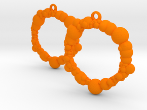 Bubble Loop in Orange Processed Versatile Plastic