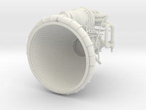 F1 3D Engine Top 1:12 in White Natural Versatile Plastic