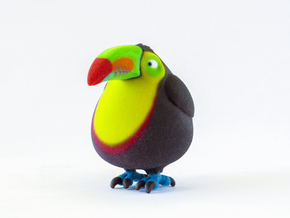 Chubby Toucan in Full Color Sandstone