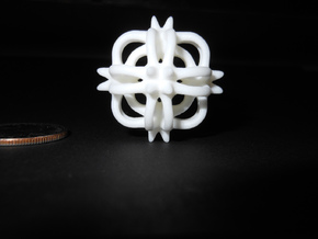 spike charm 03 5 (printing) in White Natural Versatile Plastic