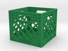 Milk Crate in Green Processed Versatile Plastic: 1:8