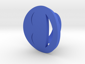 Smile Ring Size 9, 19.0 mm in Blue Processed Versatile Plastic