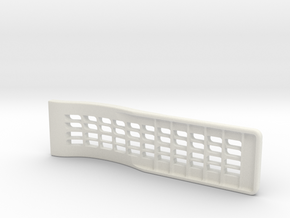 Arri standard bridgeplate handheld support in White Natural Versatile Plastic