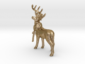 Dans Deer in Polished Gold Steel