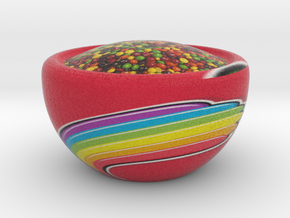 Skittlez Bowl in Full Color Sandstone