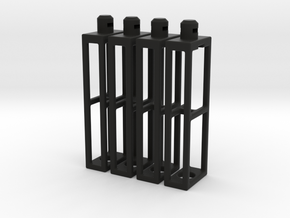 Short Stilt Pack in Black Natural Versatile Plastic