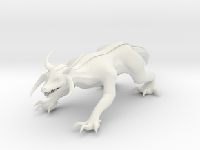 Ground  Dragon in White Natural Versatile Plastic