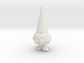 Gnome in White Natural Versatile Plastic