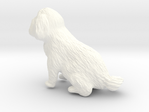 5 Inch Dog in White Processed Versatile Plastic