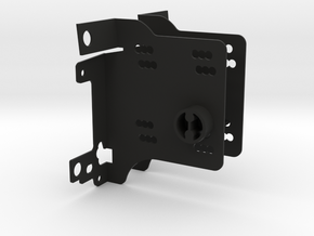 2Din \ 1Din Car stereo support (Smart Fortwo 2010) in Black Natural Versatile Plastic